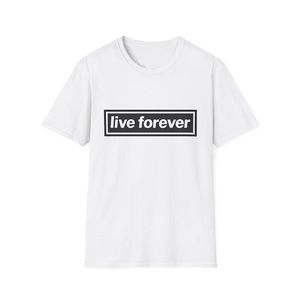 Oasis Live Forever T-Shirt - Concert T Shirt For Oasis Fans